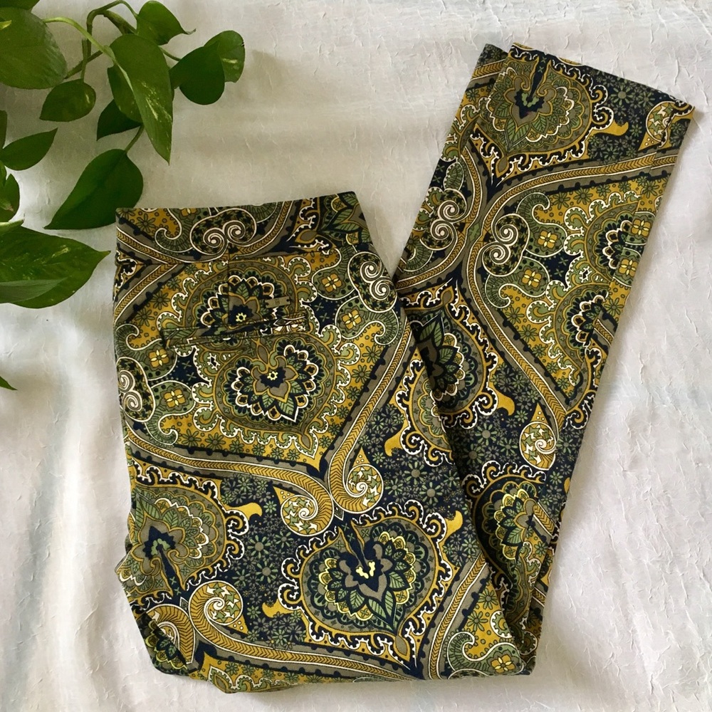 Tommy Hilfiger Skinny Printed Ankle Pants sz 2